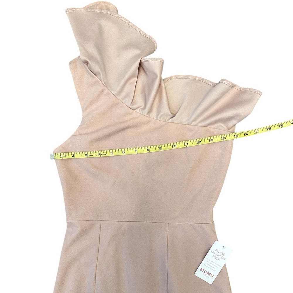 SHOW ME YOUR MUMU Florentine Maxi Dress Pink One Shoulder Women XS $188 MSRP NWT - Picture 11 of 15